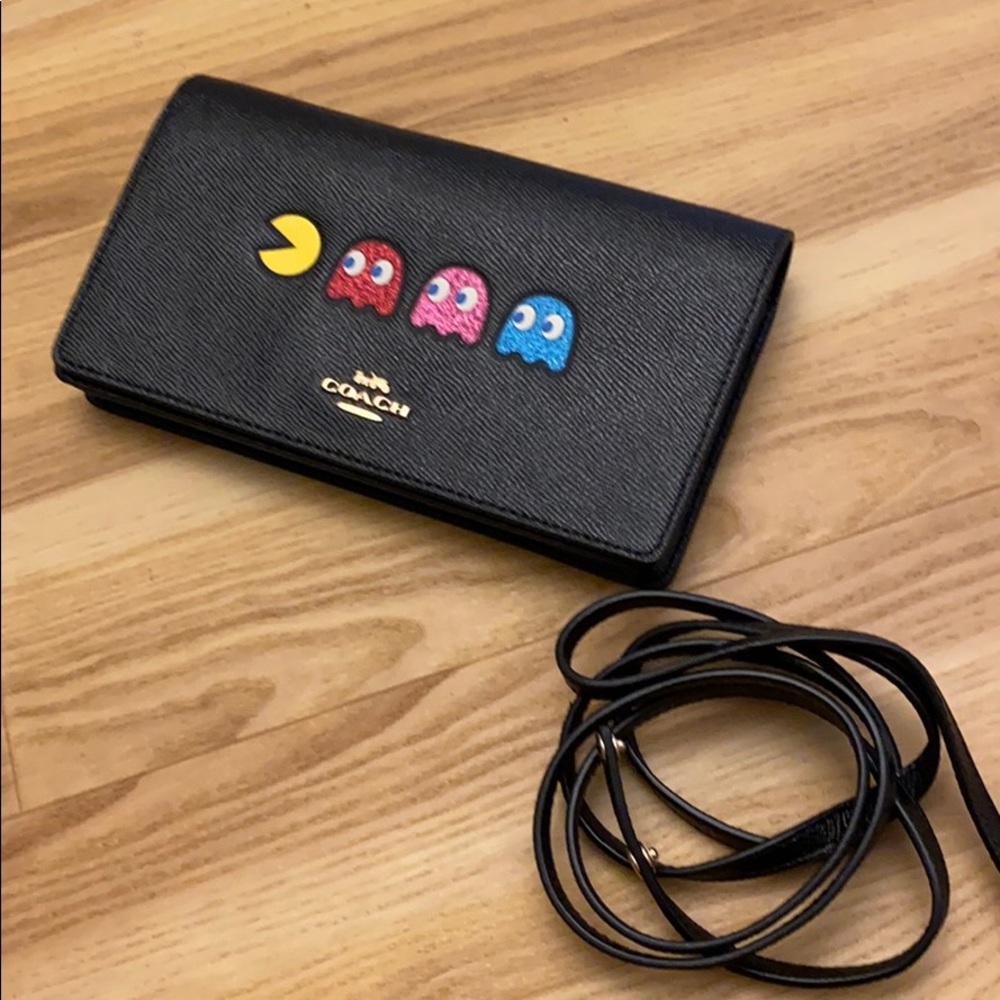 Coach Pac-Man crossbody or clutch wallet